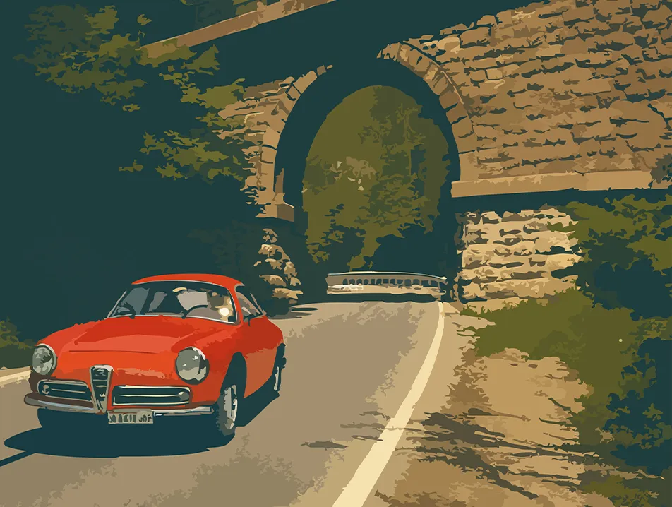 lions classic titelbild auto blau